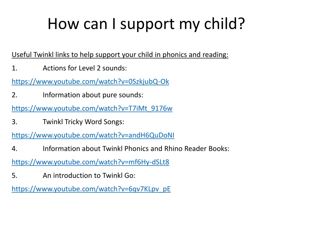 how can i support my child 2