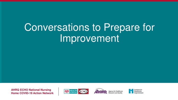 conversations to prepare for improvement