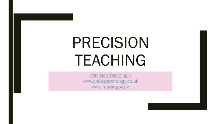 precision teaching