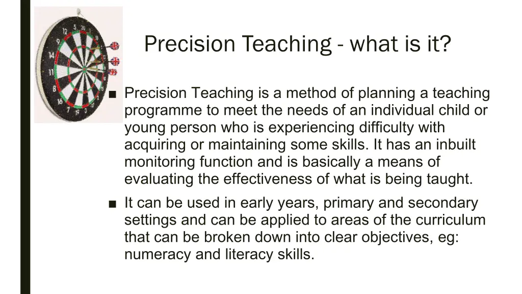 precision teaching what is it