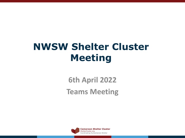 nwsw shelter cluster meeting