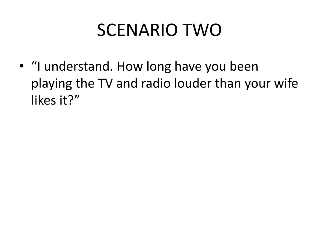 scenario two 1