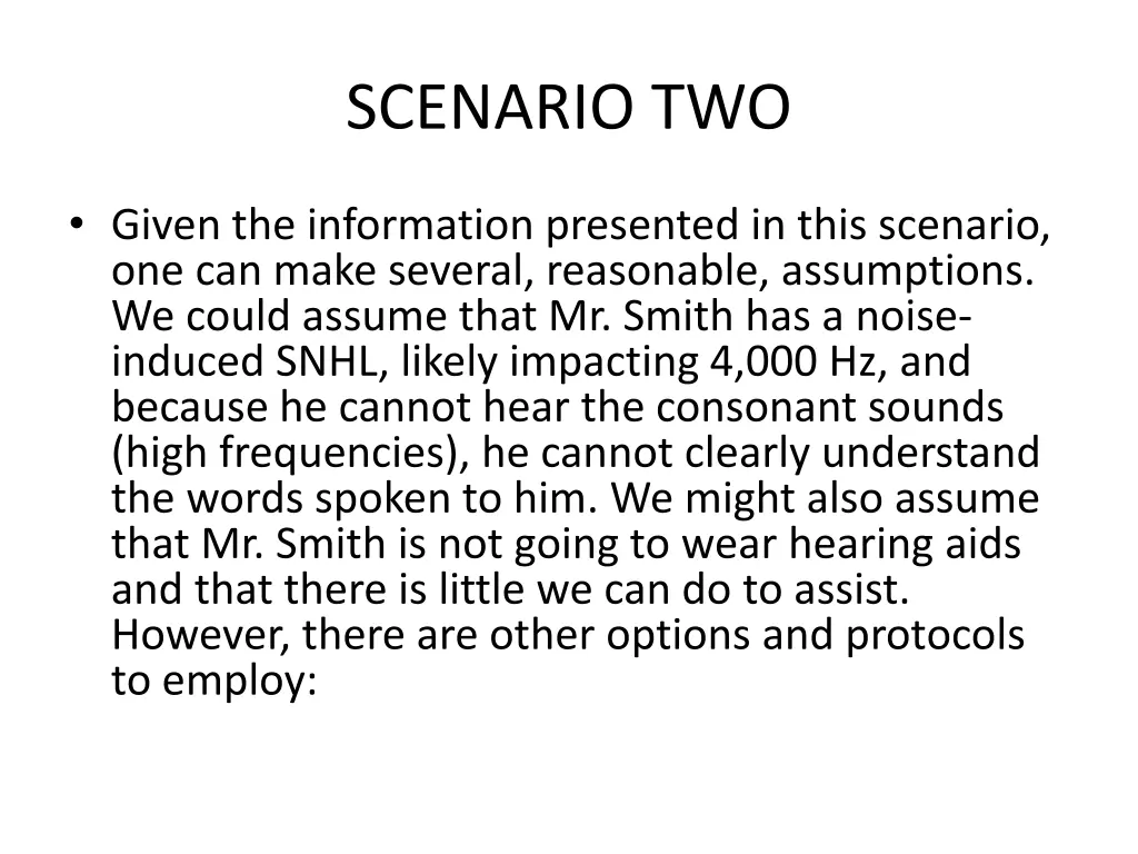 scenario two 3