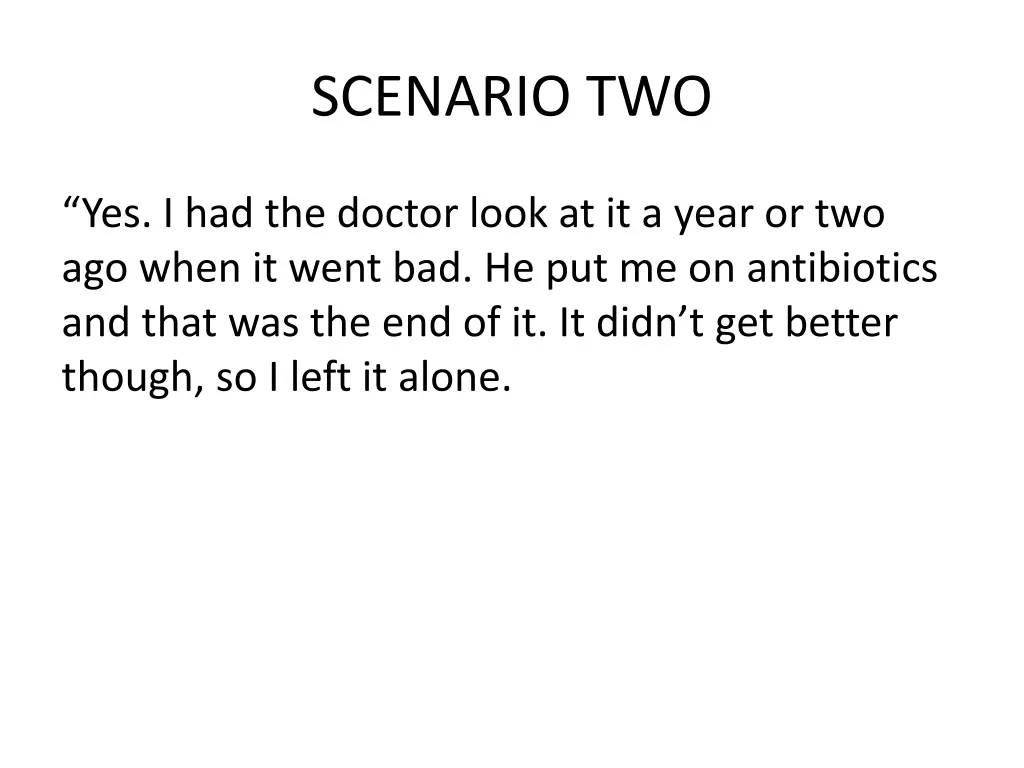 scenario two 7