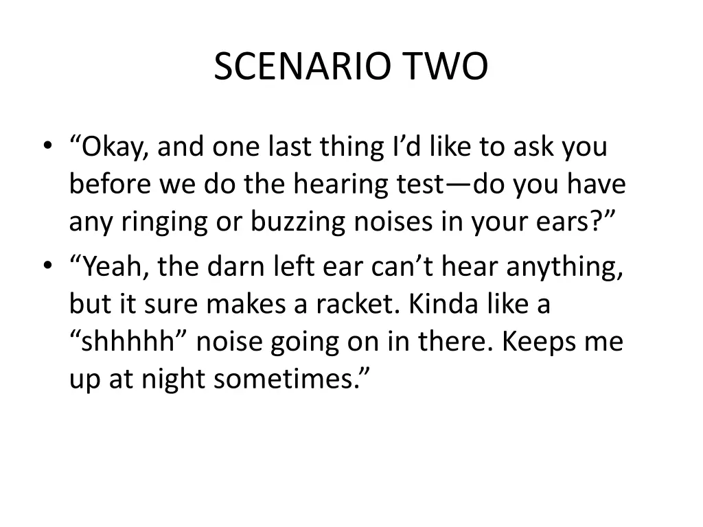 scenario two 9