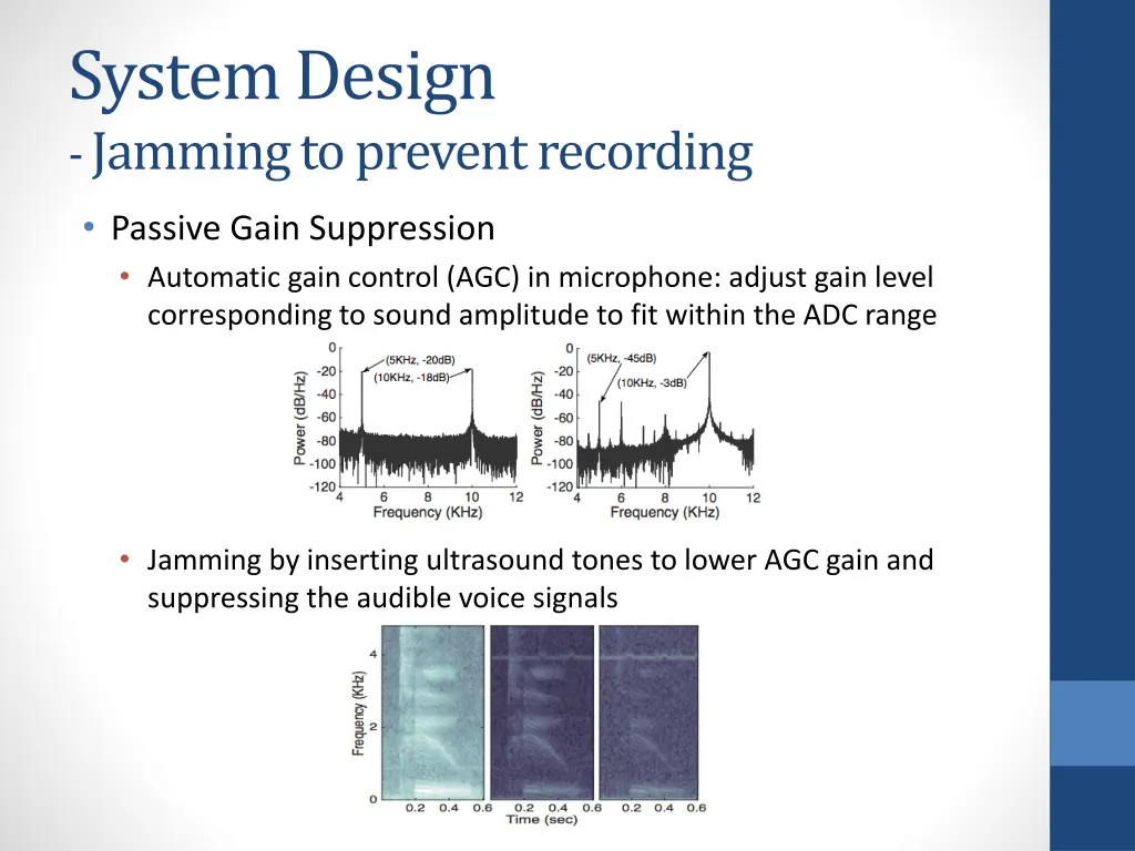 system design jamming to prevent recording