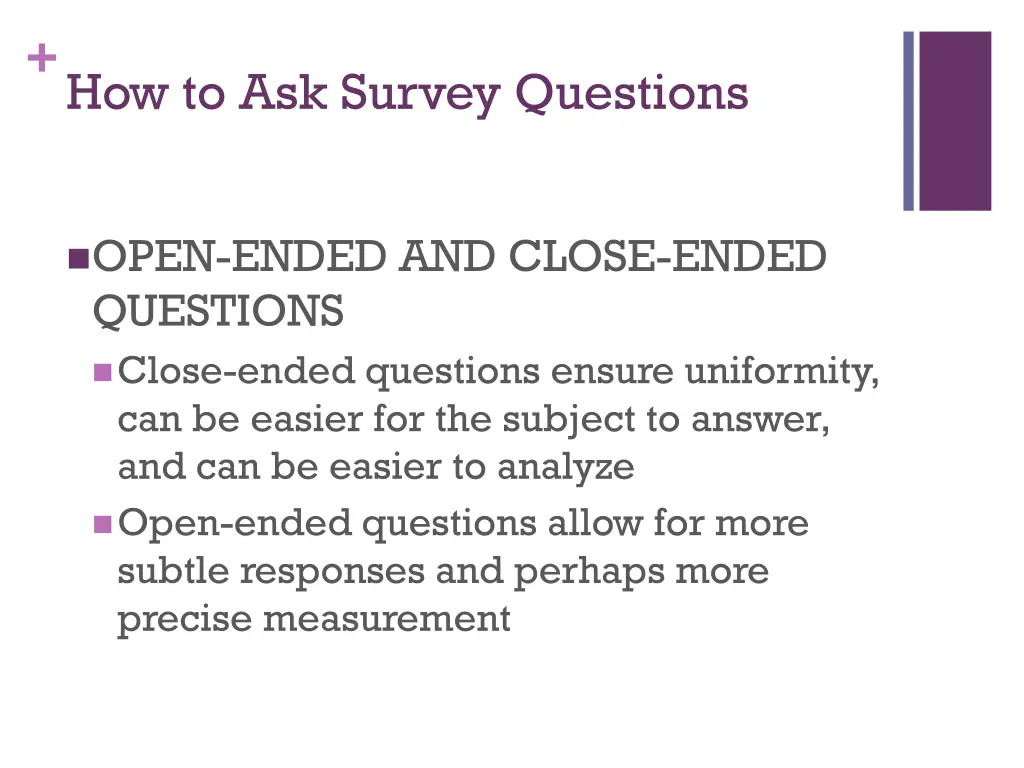 how to ask survey questions 1