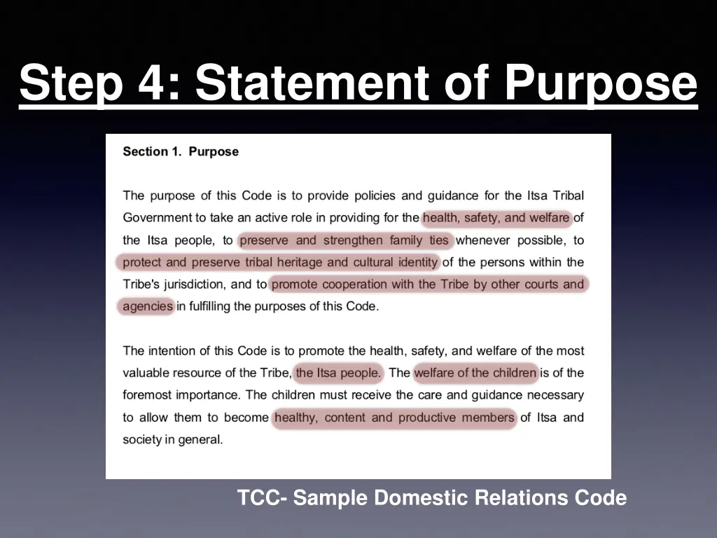 step 4 statement of purpose 2