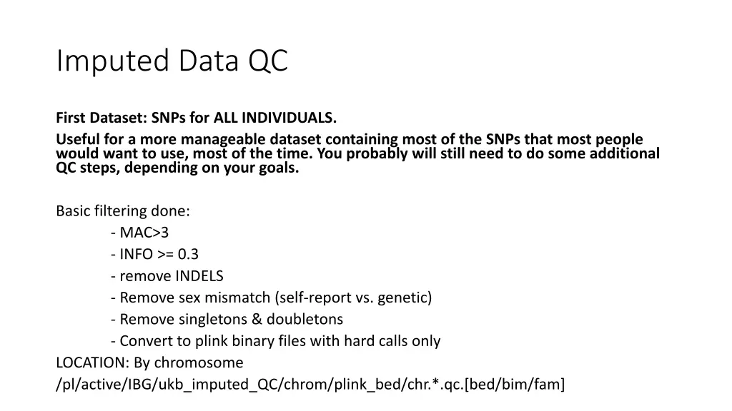 imputed data qc 1