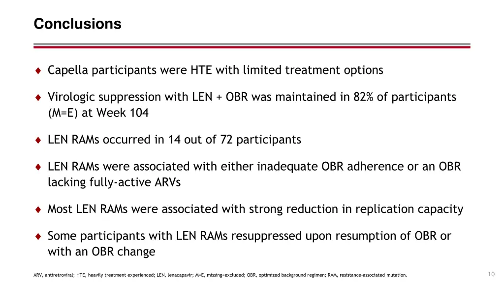 conclusions