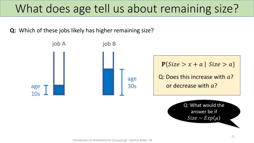 what does age tell us about remaining size