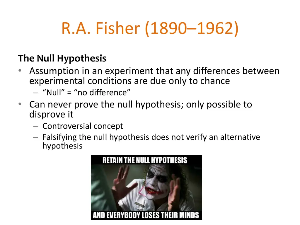 r a fisher 1890 1962 1