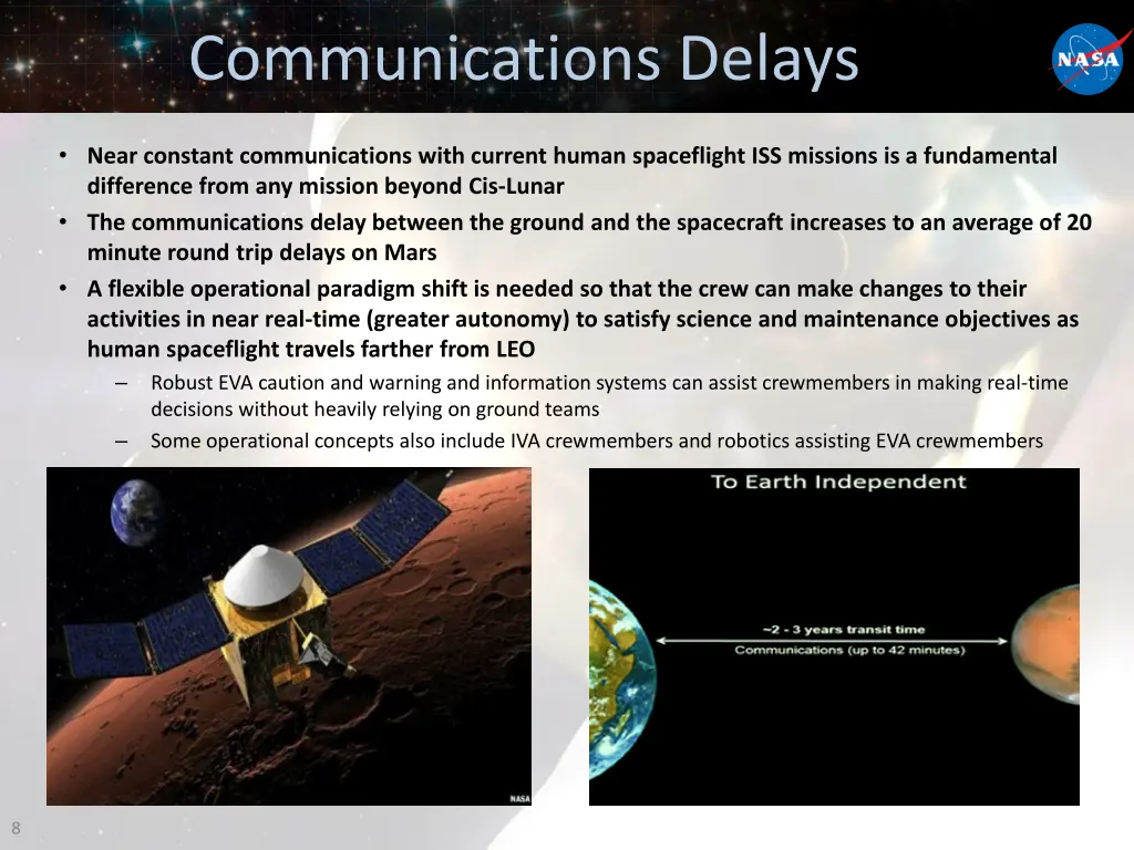 communications delays