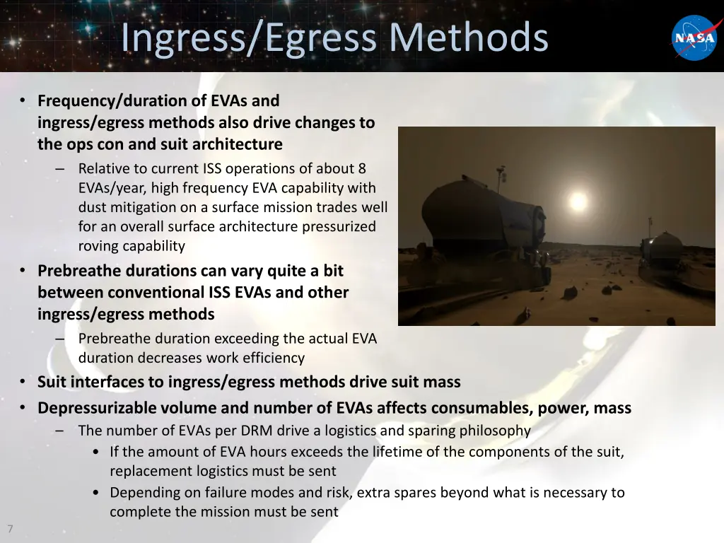 ingress egress methods