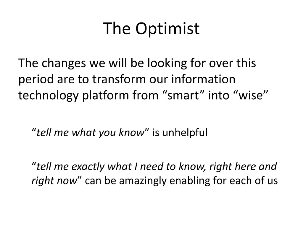 the optimist 1