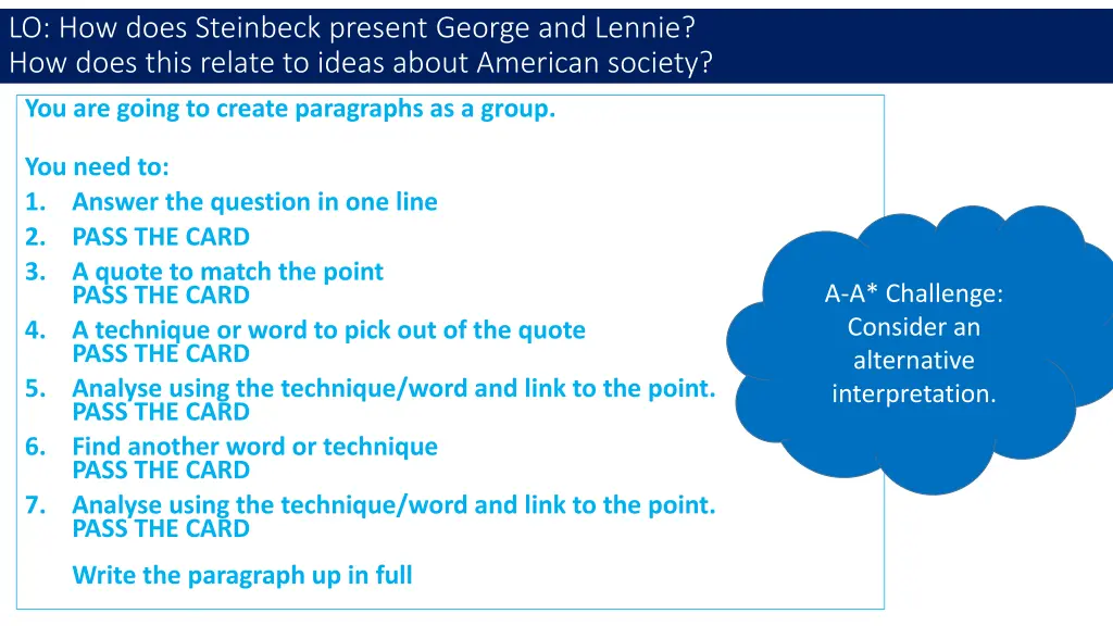 lo how does steinbeck present george and lennie 4