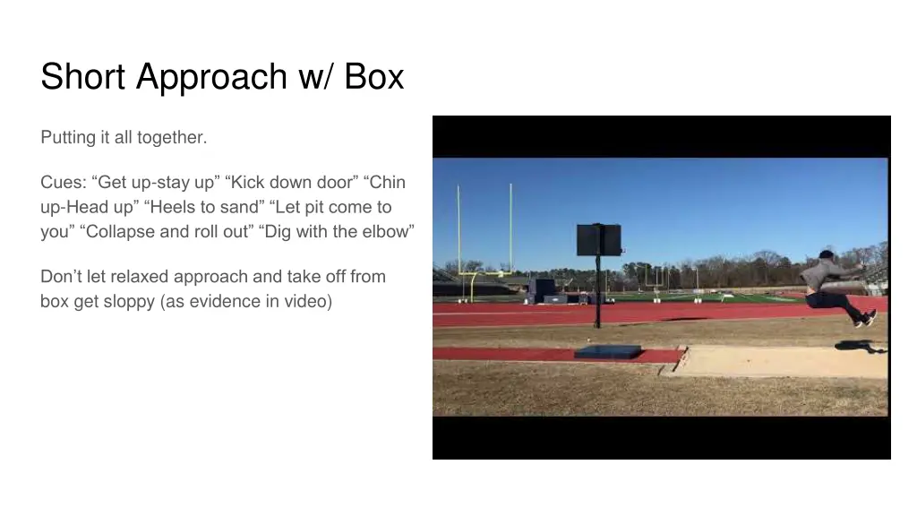 short approach w box