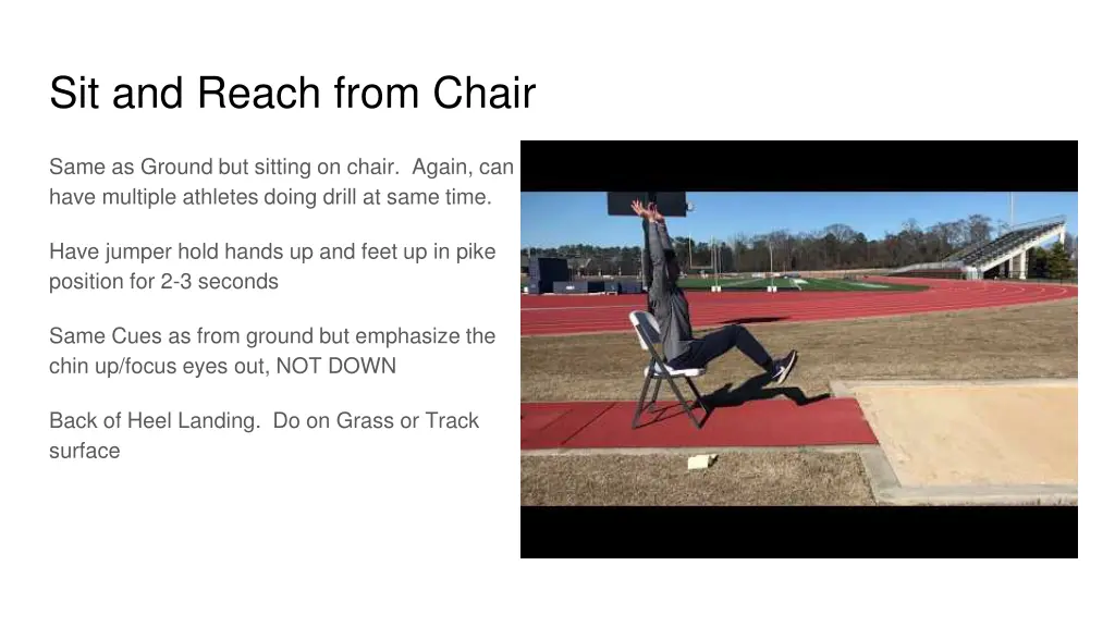 sit and reach from chair