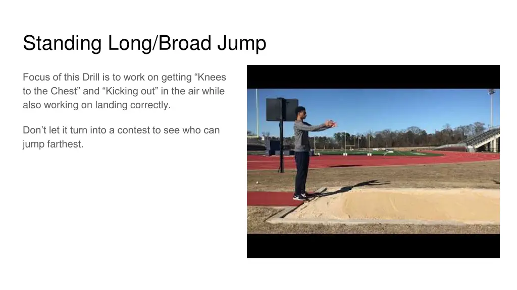 standing long broad jump