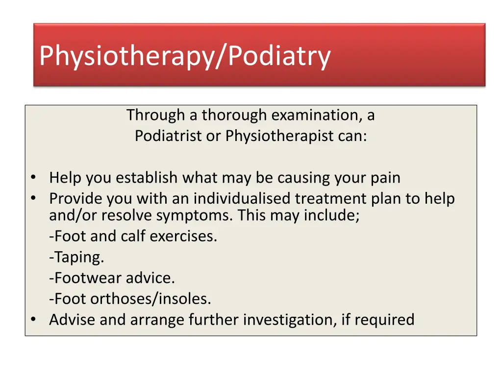 physiotherapy