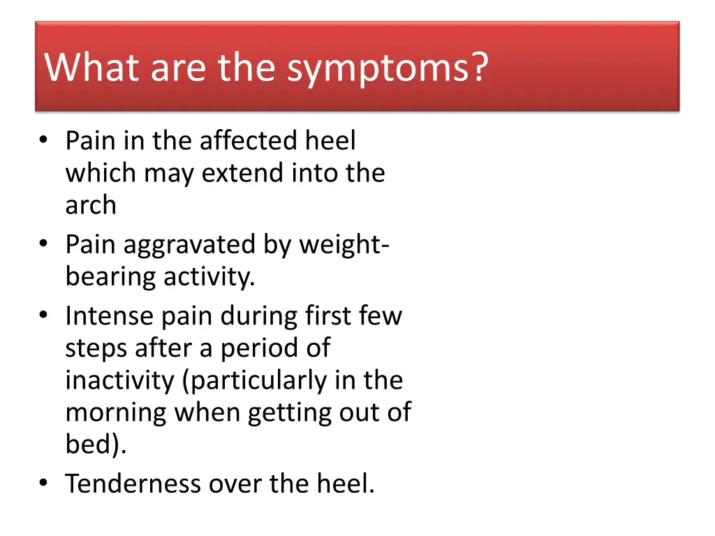 what are the symptoms