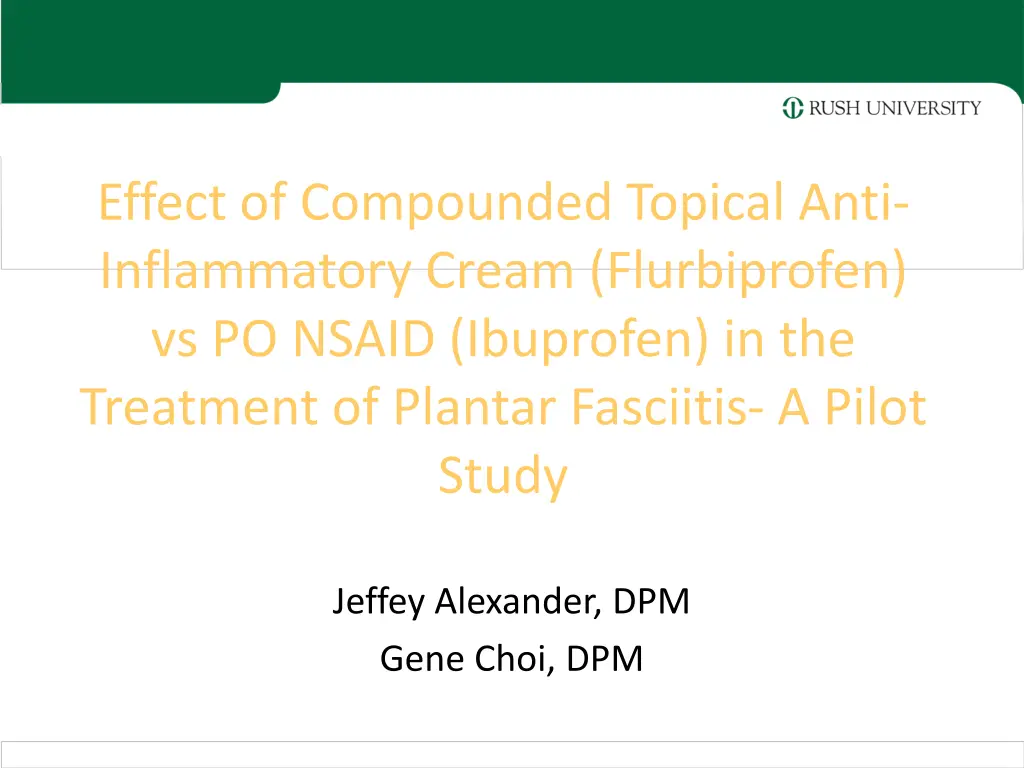 effect of compounded topical anti inflammatory