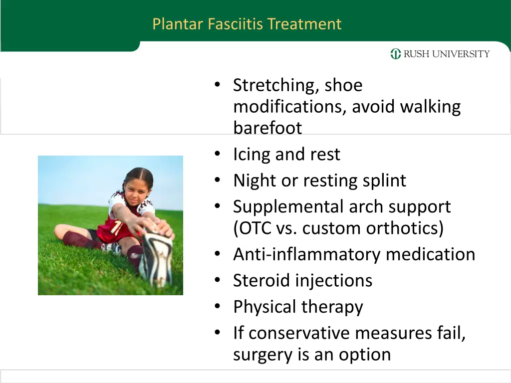 plantar fasciitis treatment