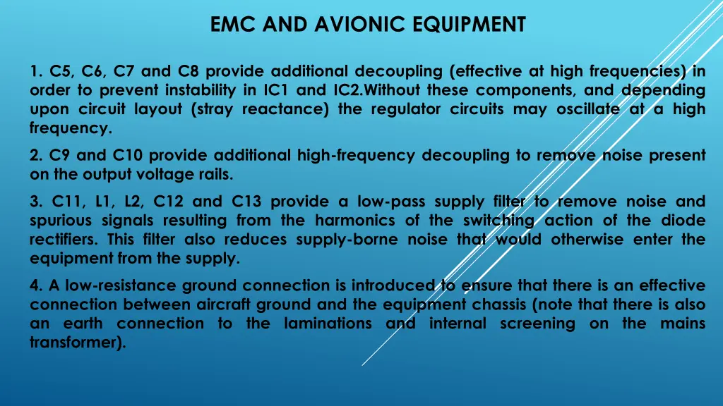 emc and avionic equipment 1