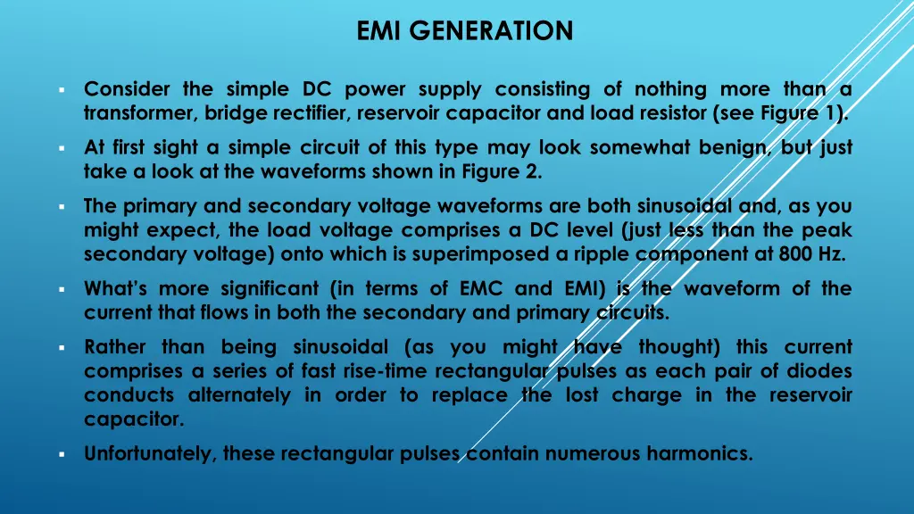 emi generation