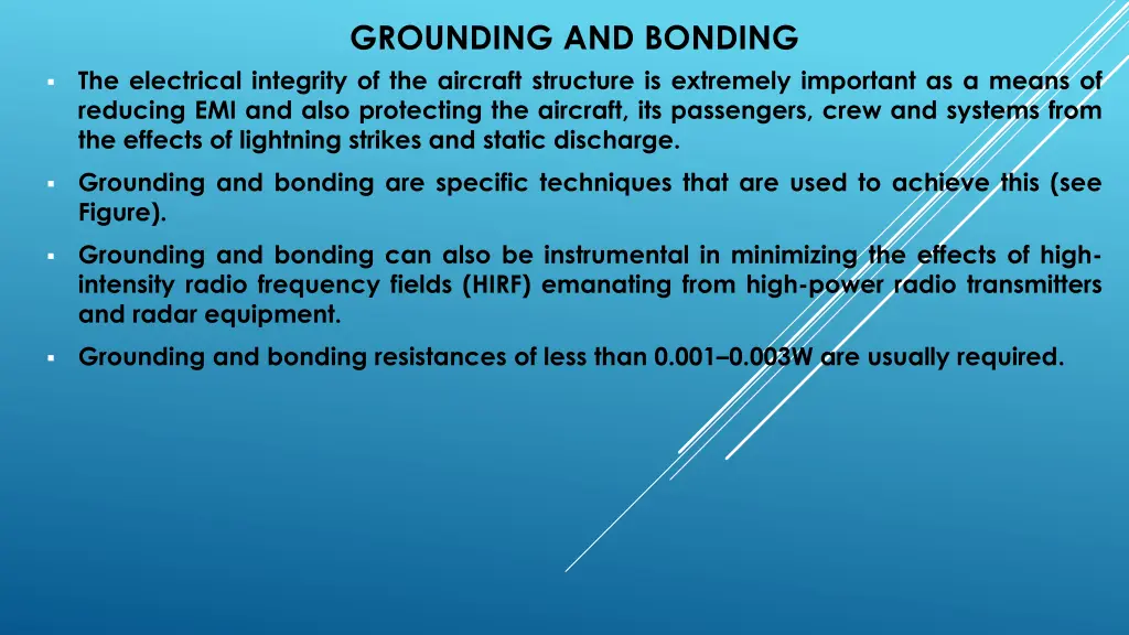 grounding and bonding