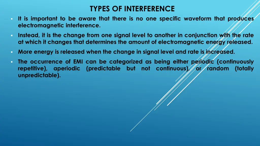 types of interference 2