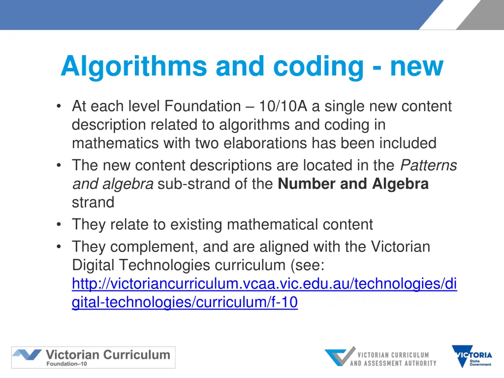 algorithms and coding new