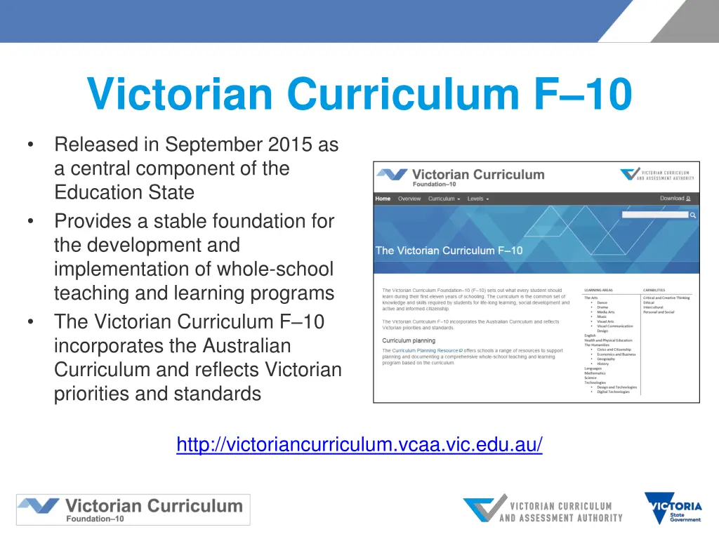 victorian curriculum f 10