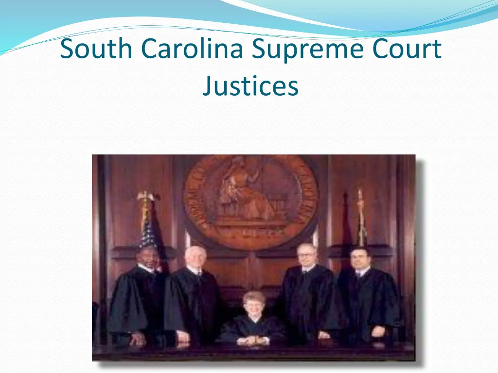 south carolina supreme court justices