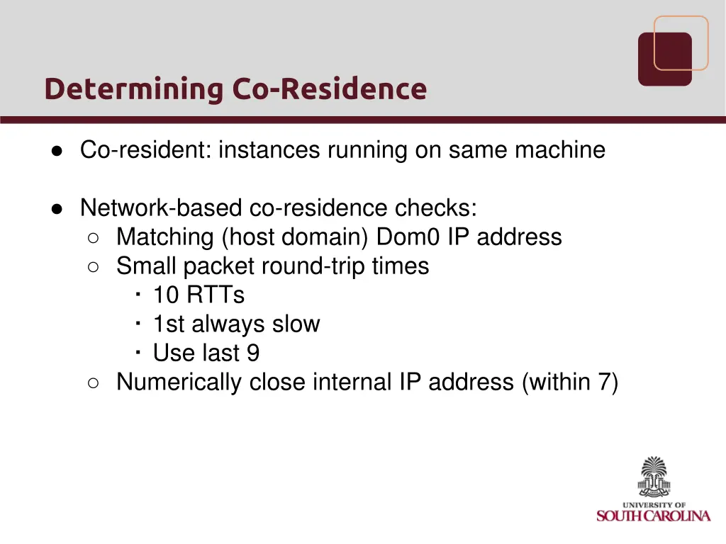 determining co residence