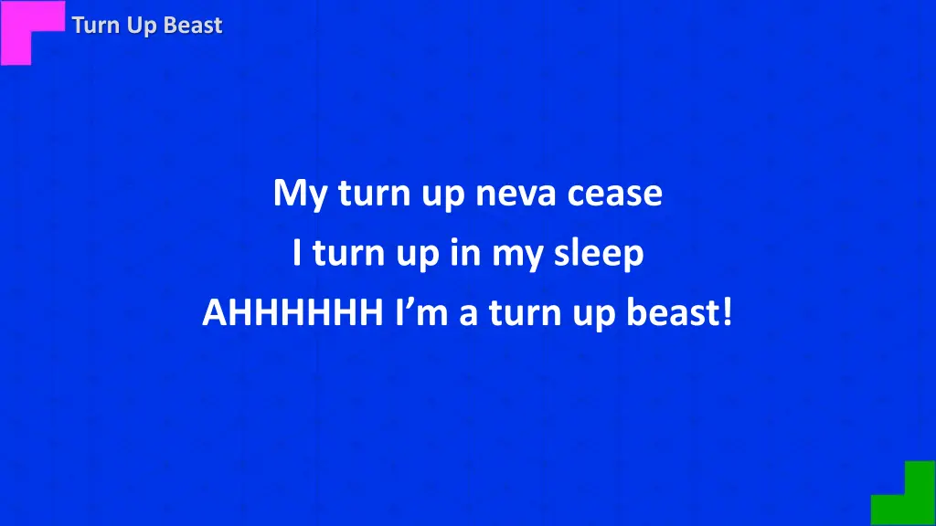 turn up beast