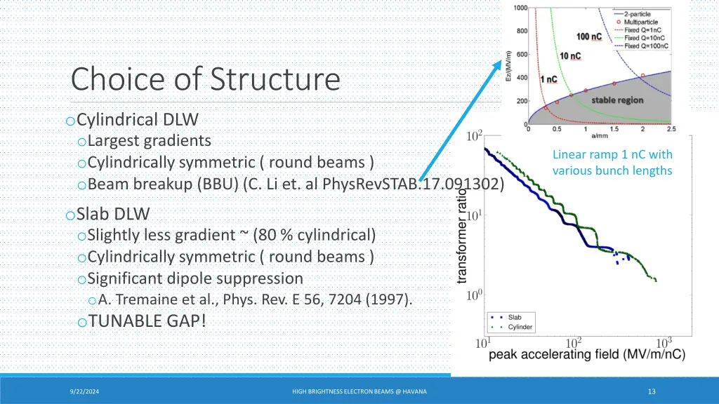 choice of structure