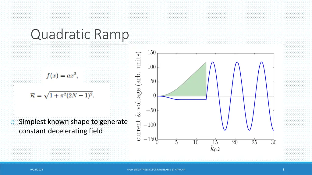 quadratic ramp