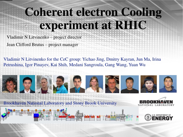 coherent electron cooling experiment at rhic