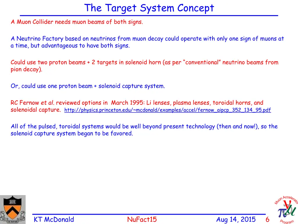 the target system concept