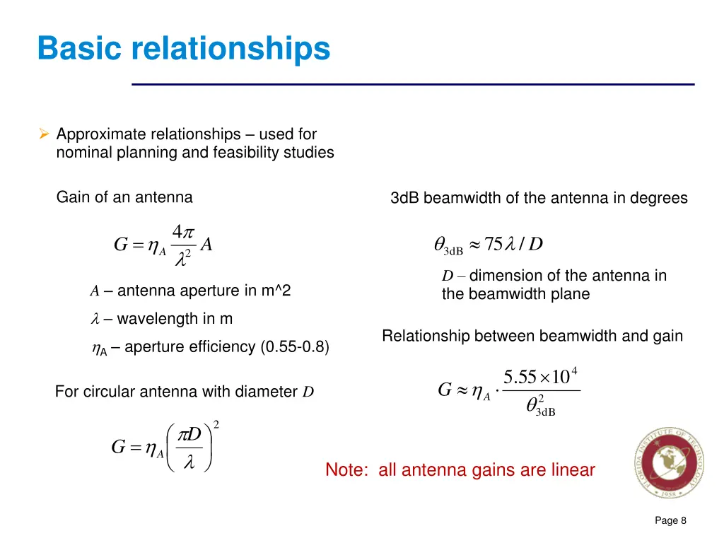 basic relationships