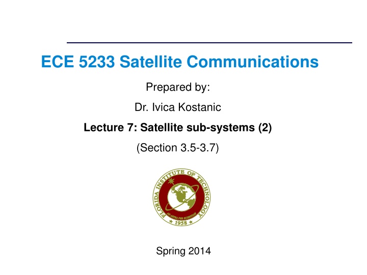 ece 5233 satellite communications