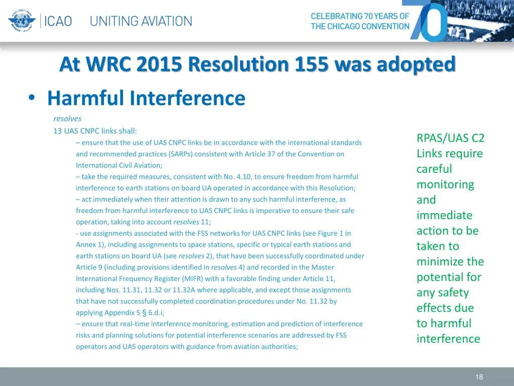 at wrc 2015 resolution 155 was adopted harmful