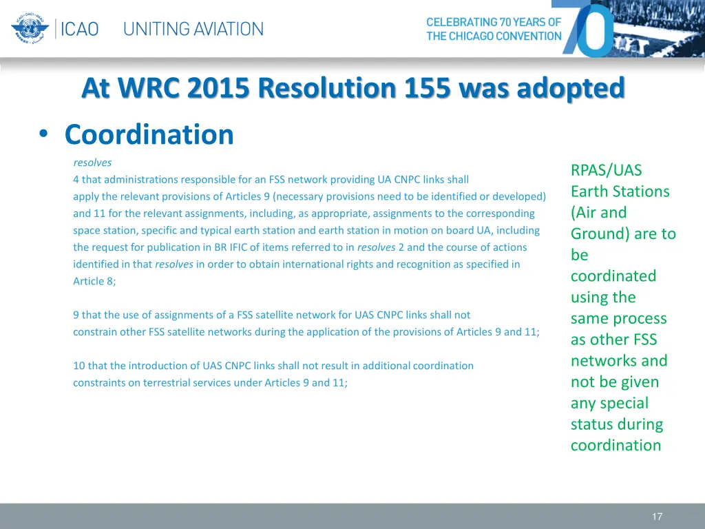 at wrc 2015 resolution 155 was adopted