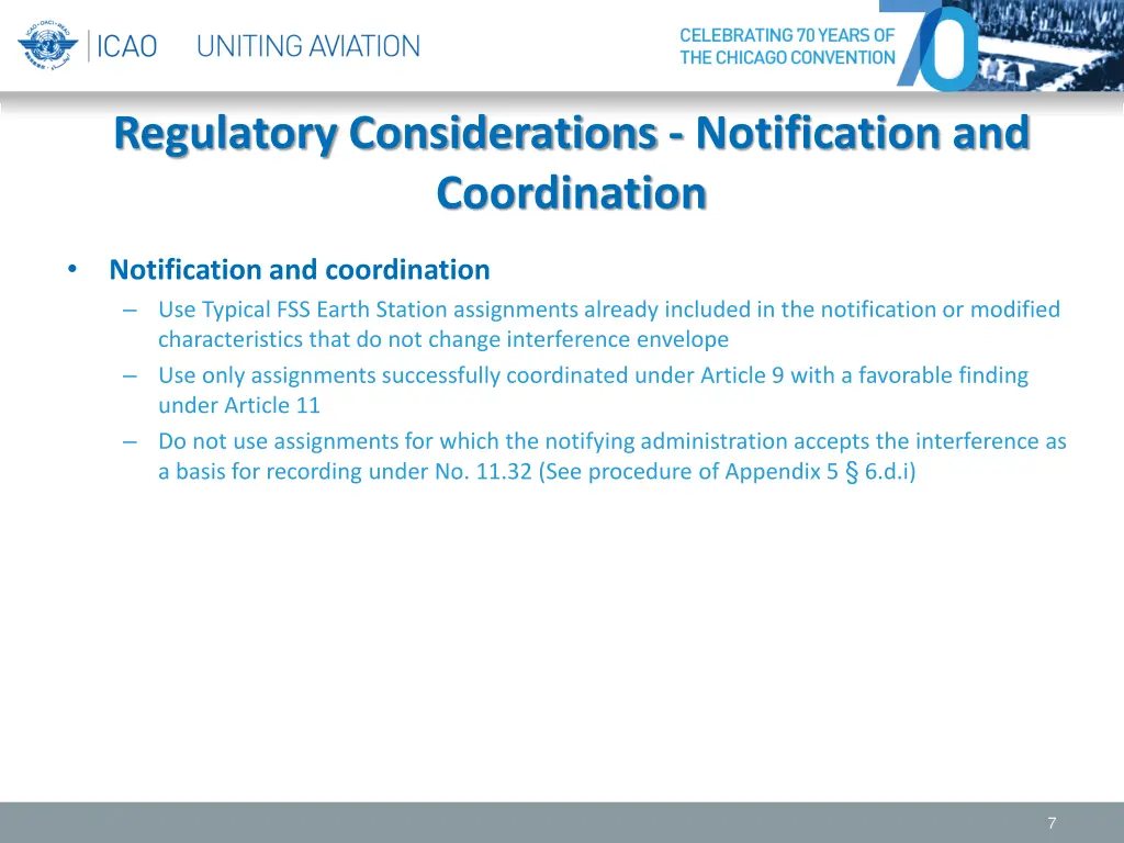 regulatory considerations notification