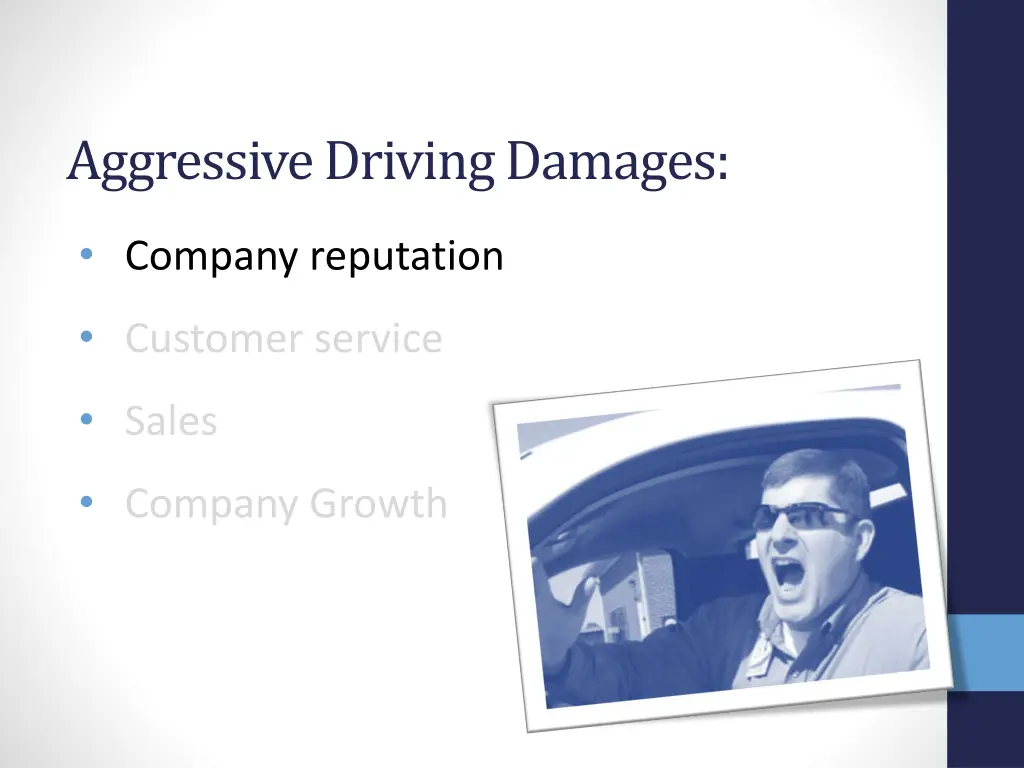 aggressive driving damages