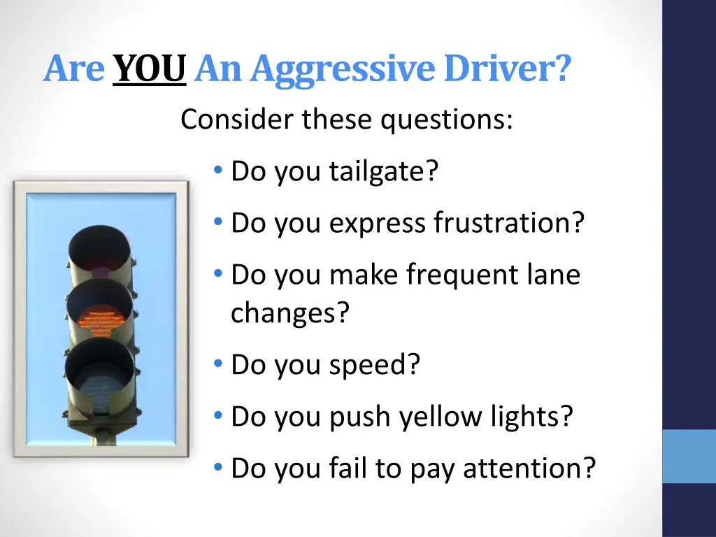 are you an aggressive driver consider these