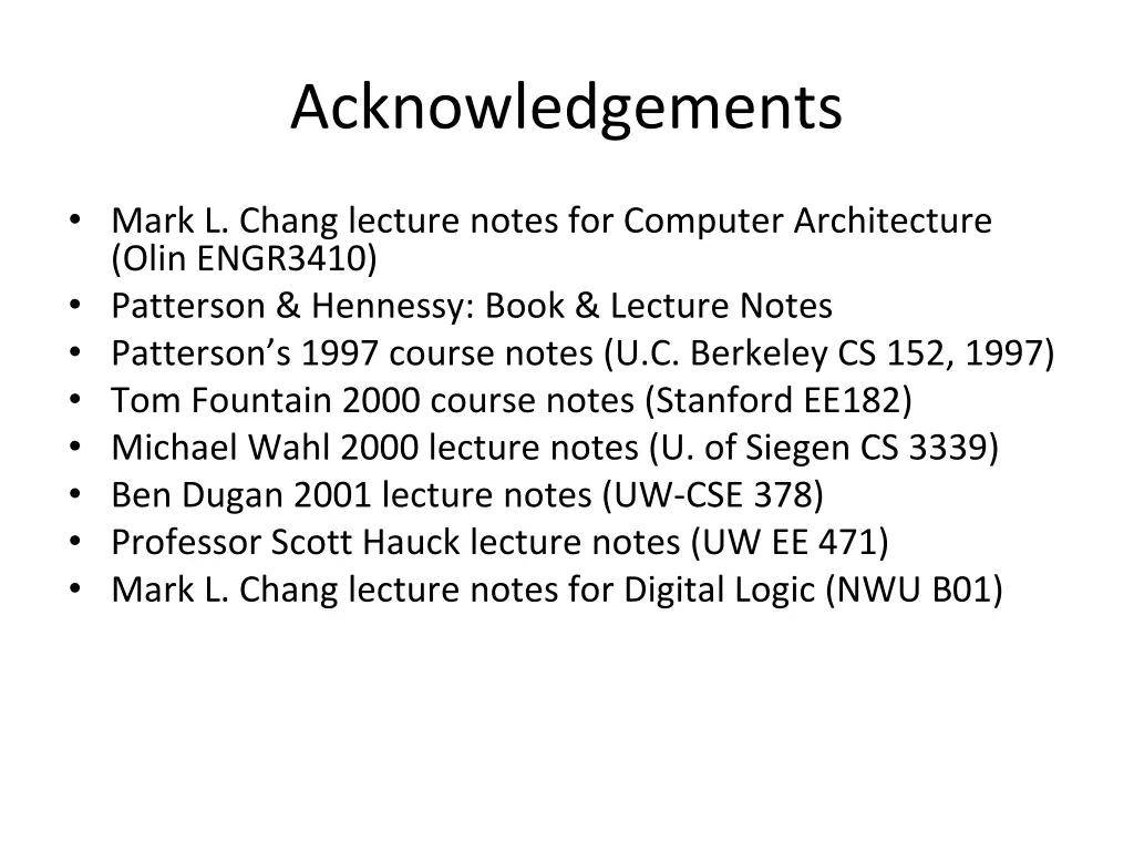 acknowledgements