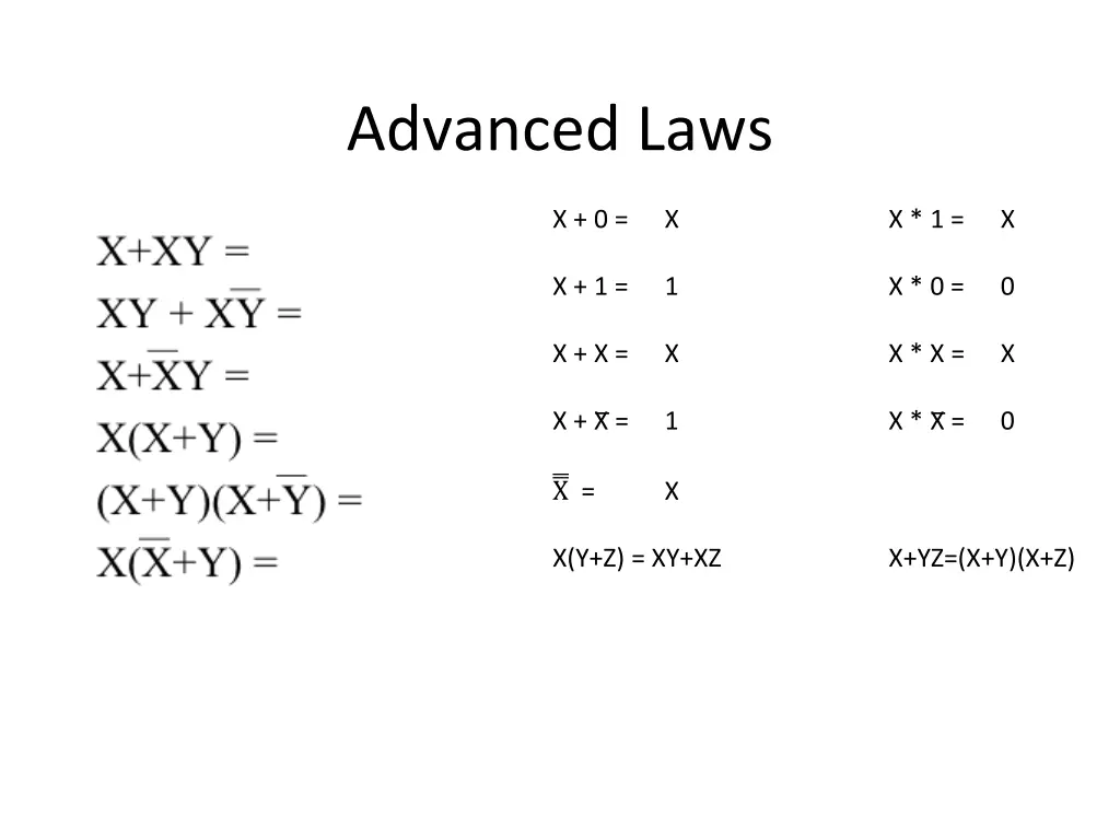 advanced laws