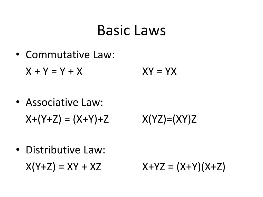 basic laws